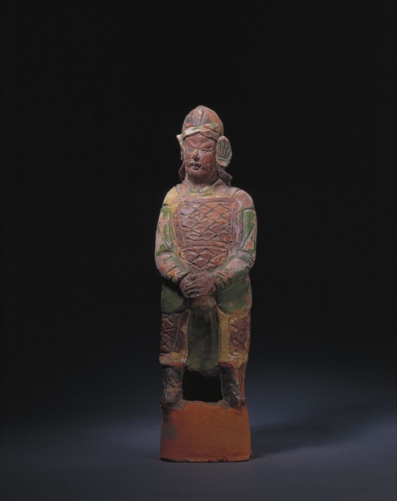 图片[1]-Three-color warrior figurines-China Archive